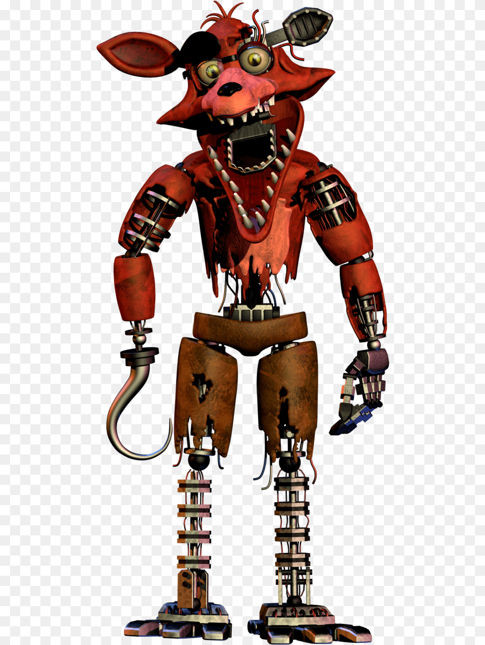 Superfreddylogan Wiki Fnaf Withered Foxy Full Body, Adult, Female, Person, Robot Free Png
