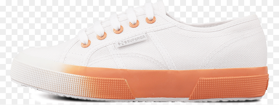 Superga 2750 Gradient White Orange Melon Tennis Shoe, Clothing, Footwear, Sneaker Png