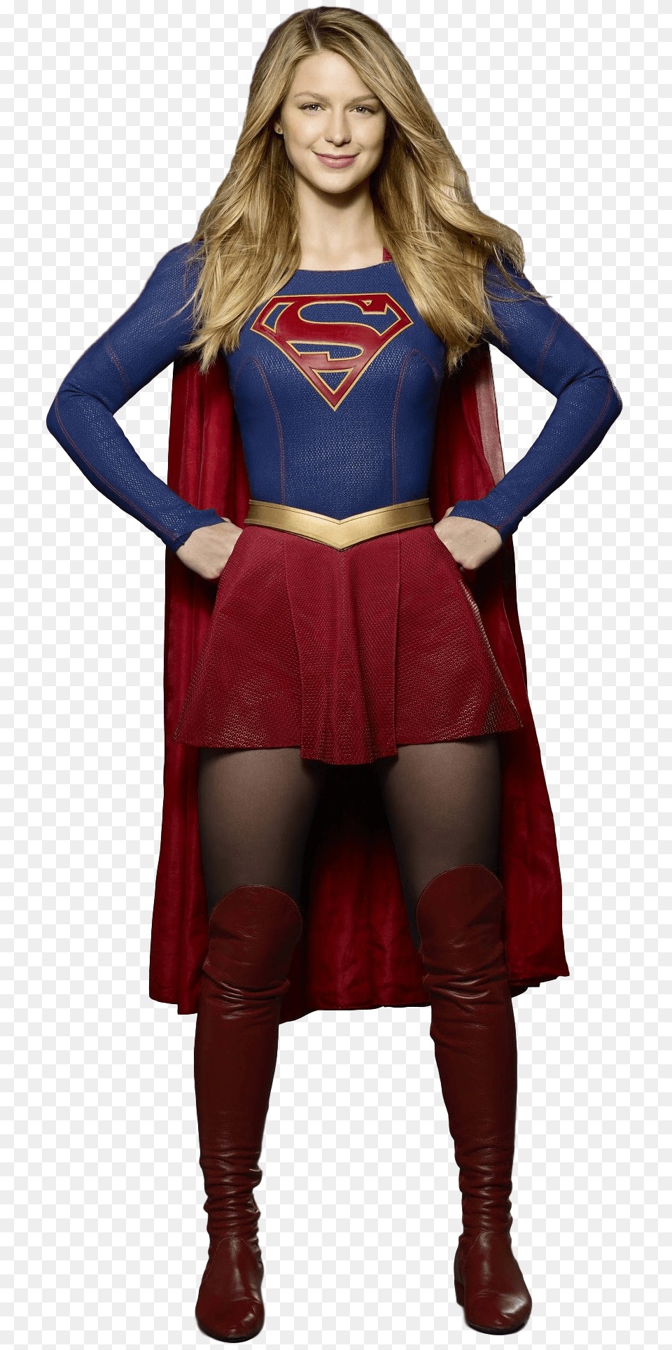 Supergirl, Long Sleeve, Sleeve, Clothing, Costume Free Png