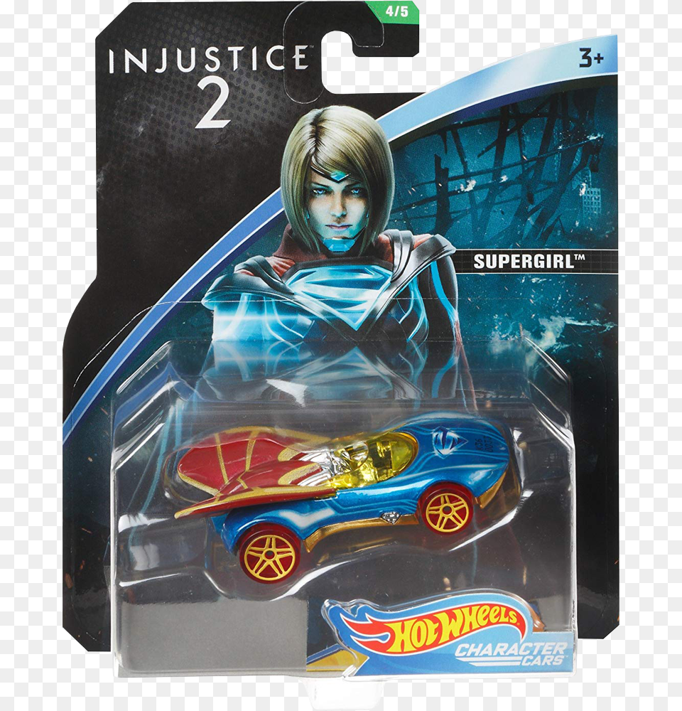 Supergirl 164th Scale Die Cast Hot Wheels Vehicle Hot Wheels Character Cars Supergirl, Adult, Person, Woman, Female Free Png