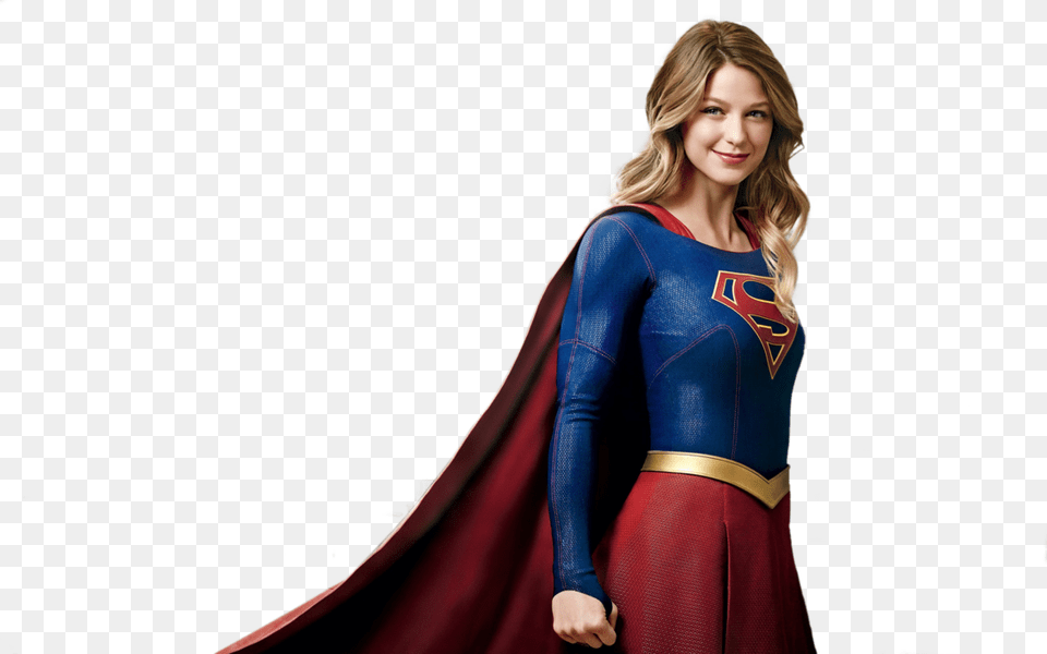 Supergirl, Long Sleeve, Cape, Clothing, Costume Png