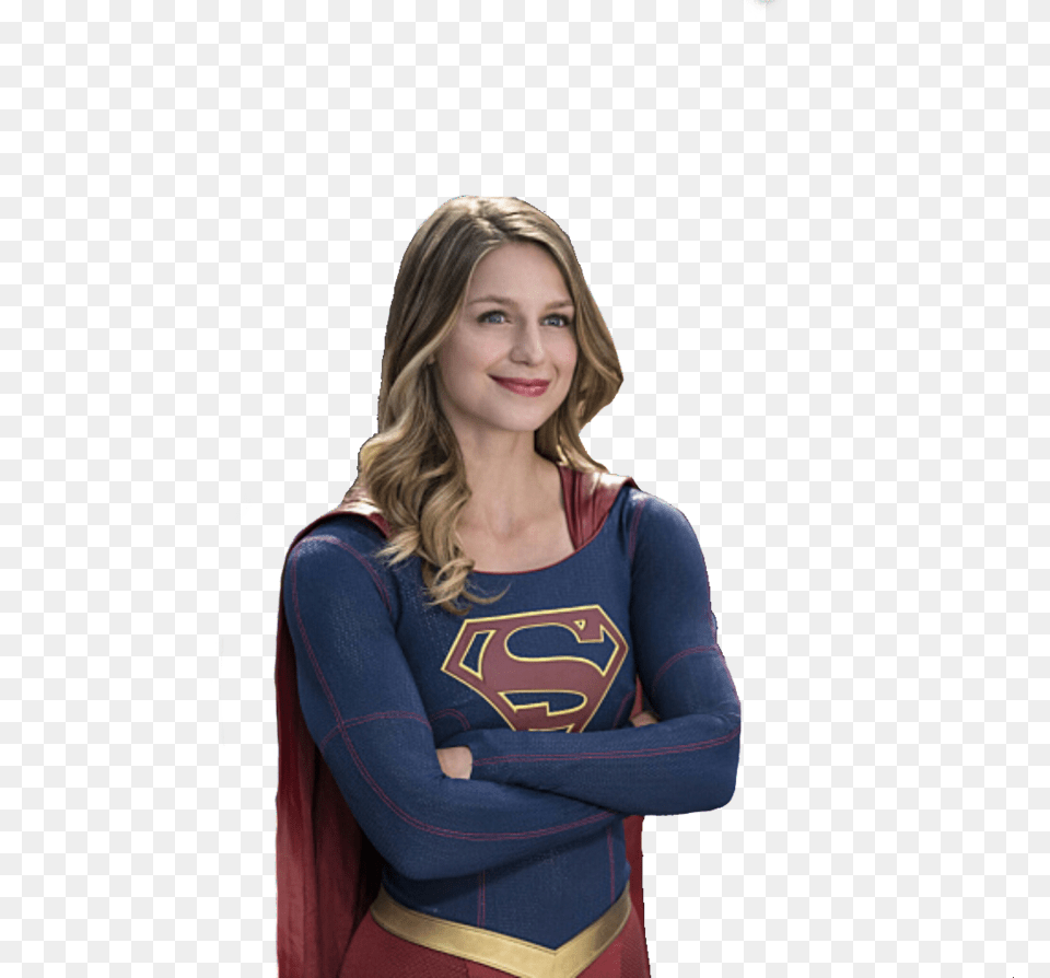 Supergirl, Adult, Smile, Sleeve, Portrait Free Transparent Png