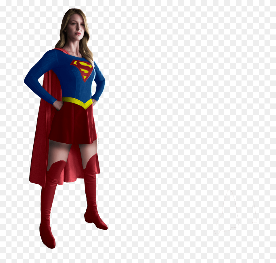 Supergirl, Cape, Clothing, Costume, Sleeve Free Png Download