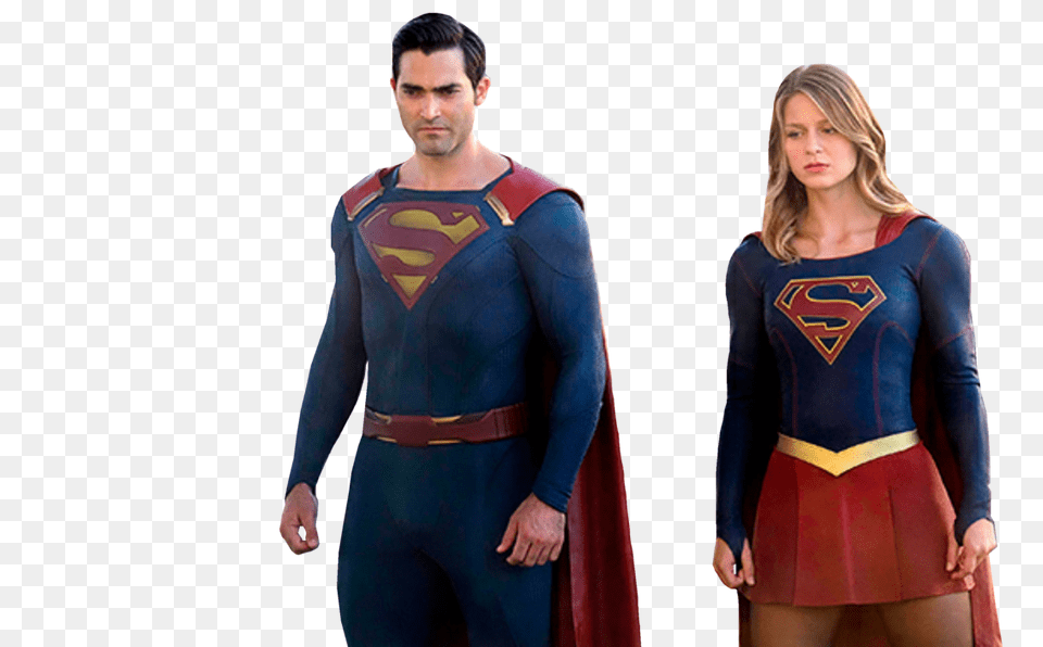 Supergirl, Long Sleeve, Spandex, Clothing, Costume Png Image