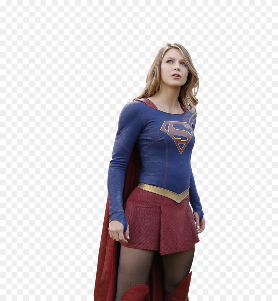 Supergirl, Adult, Sleeve, Skirt, Person Free Png Download