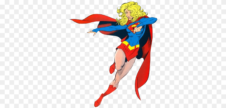 Supergirl Clipart, Book, Comics, Publication, Baby Png Image