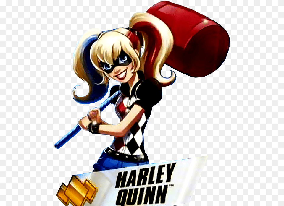 Supergirl Clipart Dc Superhero Harley Quinn Superhero Girl, Publication, Book, Comics, Adult Png