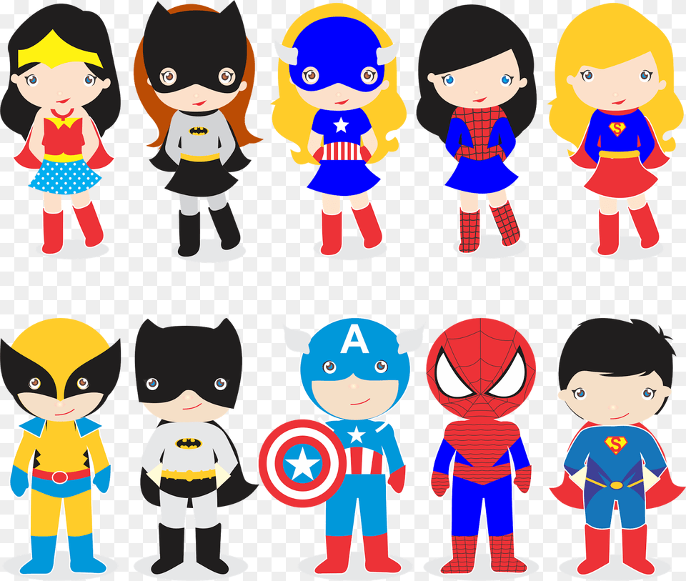 Supergirl Clipart Superkids Vetor Super Herois Baby, Person, Face, Head Free Png Download