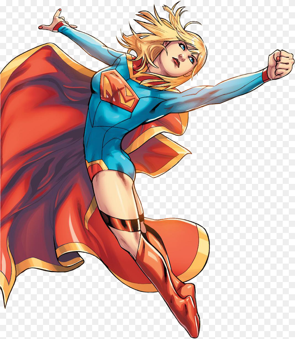 Supergirl Comic Transparent Background Happy Birthday Kara Supergirl, Publication, Book, Comics, Adult Png