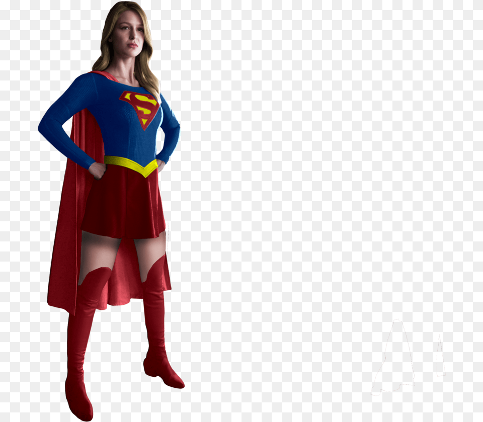 Supergirl Costume Cosplay Suit Adult Supergirl, Cape, Clothing, Sleeve, Person Free Transparent Png