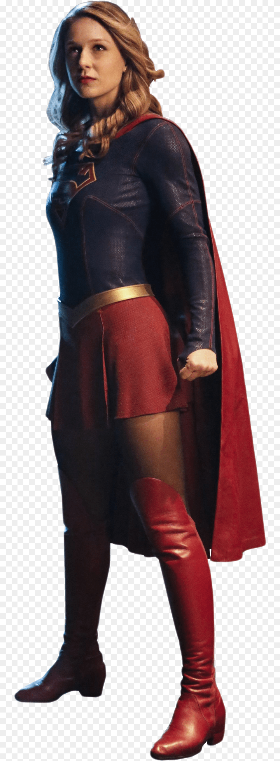 Supergirl Crisis On Earth X, Sleeve, Clothing, Person, Costume Free Png Download