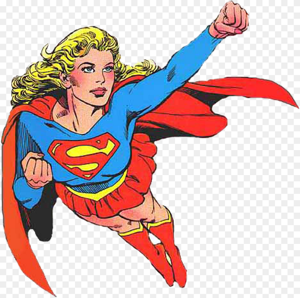 Supergirl Diana Prince Comic Superwoman, Book, Comics, Publication, Person Free Png Download