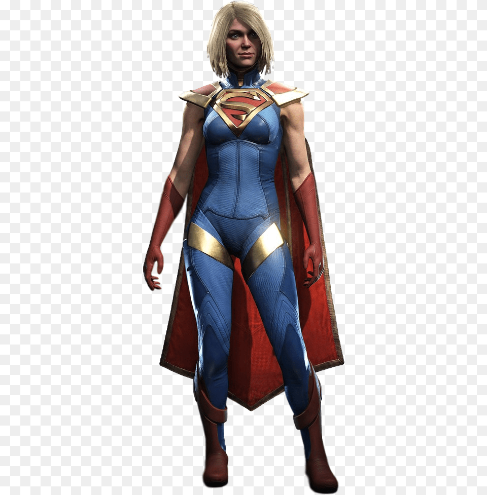 Supergirl Evolution Kara Zor El Injustice, Cape, Clothing, Person, Costume Png