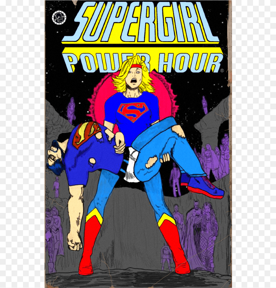 Supergirl Logo, Book, Publication, Comics, Adult Png
