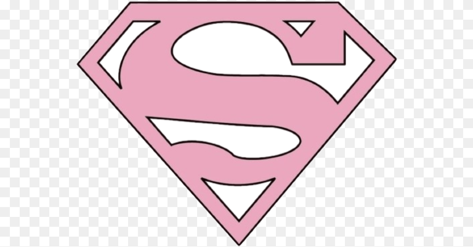 Supergirl Pink Freetoedit, Sign, Symbol Png Image