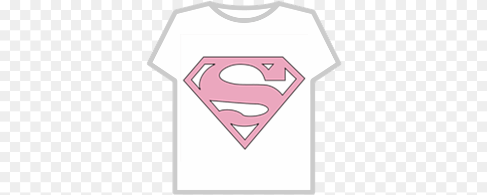 Supergirl Roblox Superwoman Logo, Clothing, T-shirt, Shirt Free Png