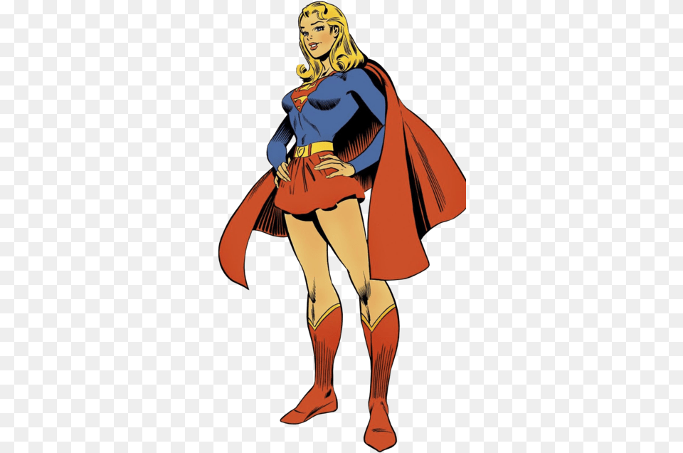 Supergirl Silver Age Dc Comics Vintage Supergirl, Adult, Publication, Person, Female Png Image