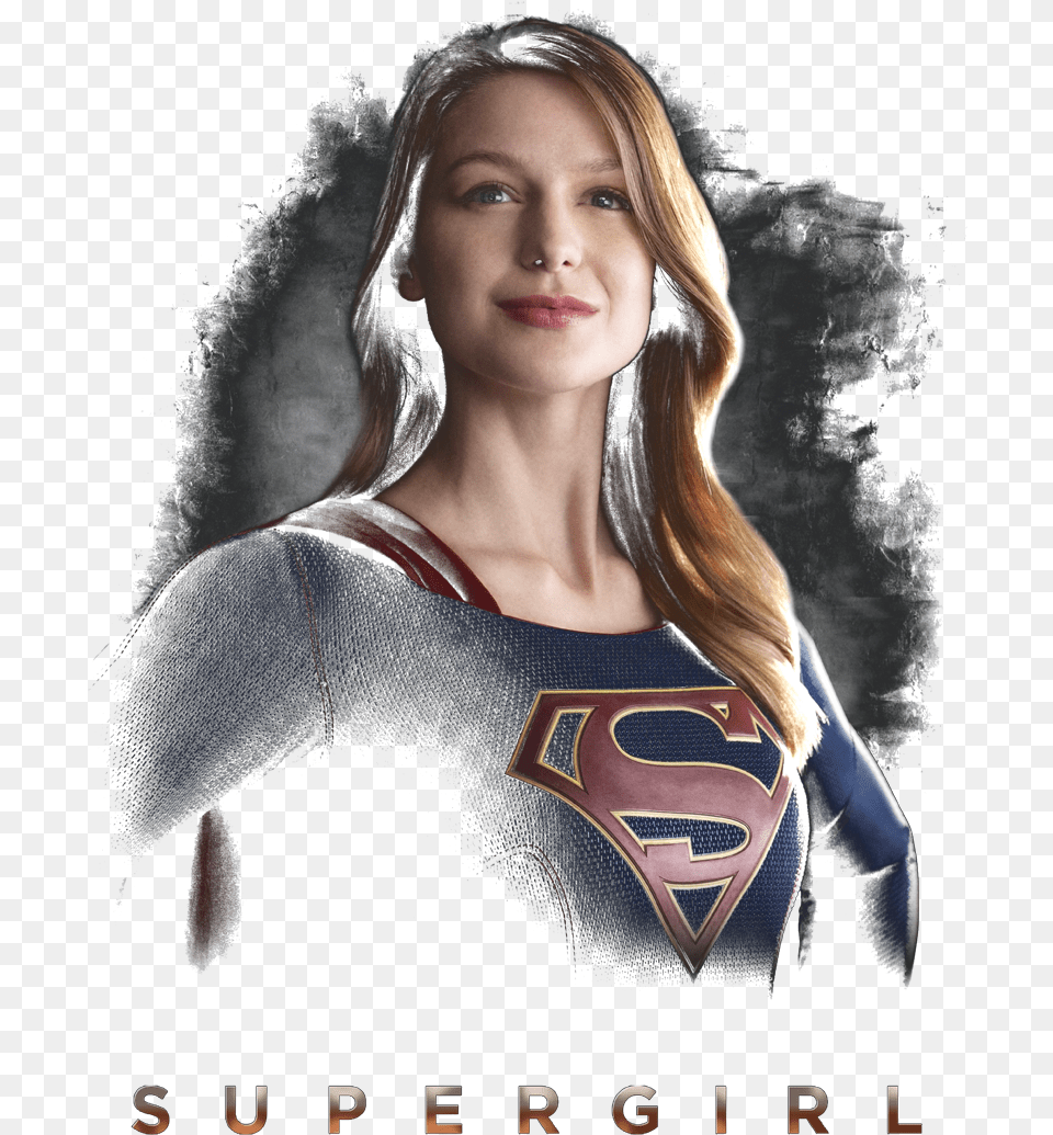Supergirl Stand Tall Juniors Tank Melissa Benoist Supergirl Full, Adult, Sleeve, Portrait, Photography Png Image