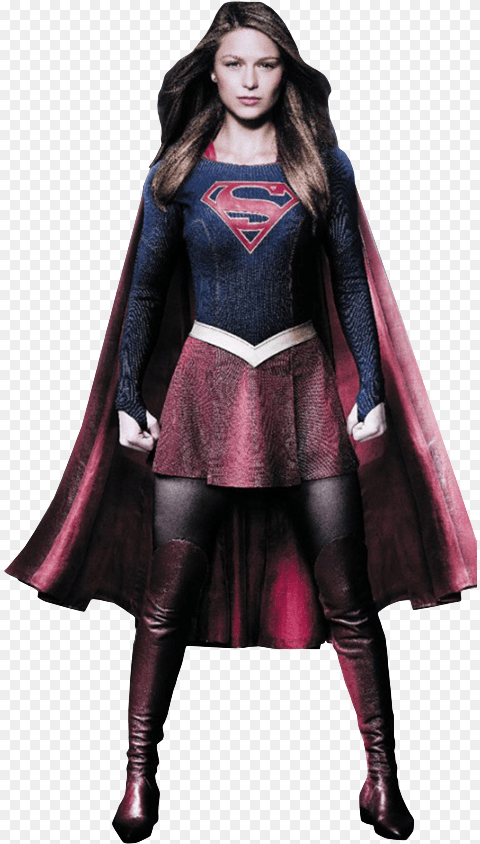 Supergirl Supergirl, Cape, Clothing, Costume, Person Free Png Download