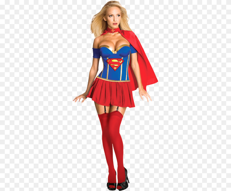 Supergirl Supergirl Costume, Clothing, Person, Adult, Female Png