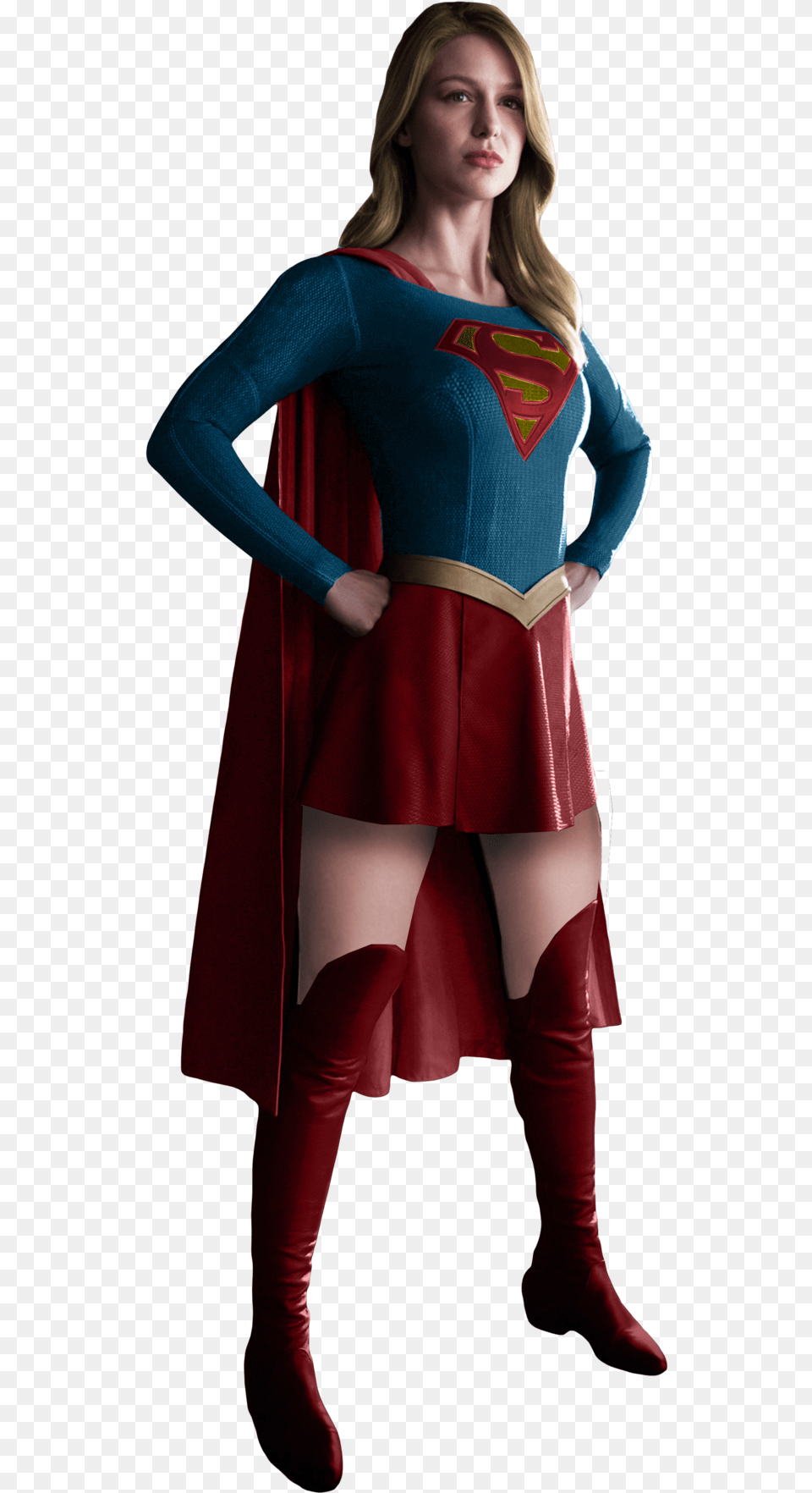 Supergirl Supergirl Kara Danvers Zor El Melissa Benoist Cosplay, Cape, Clothing, Sleeve, Costume Free Transparent Png