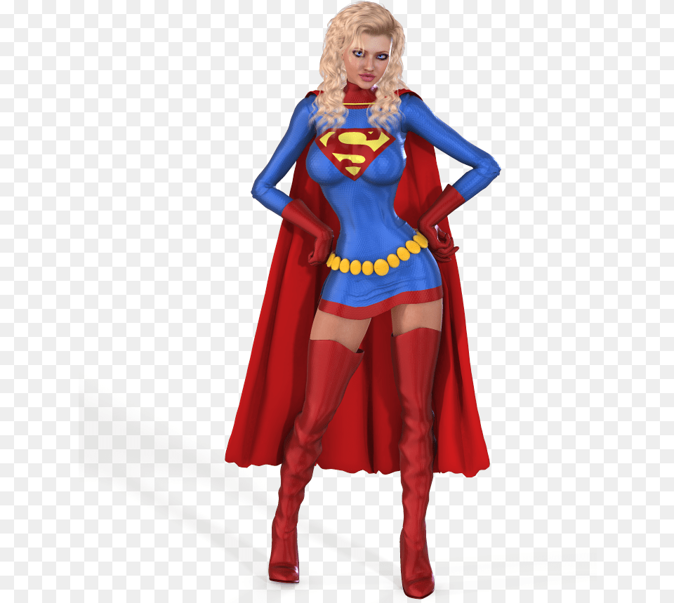 Supergirl Superwoman Costume Adventure Comics Superwoman, Cape, Clothing, Person, Adult Free Png Download