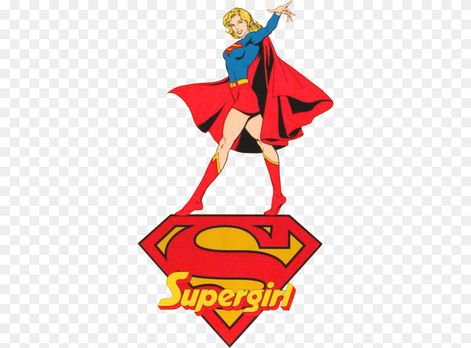 Supergirl With Logo, Adult, Person, Female, Clothing Png Image