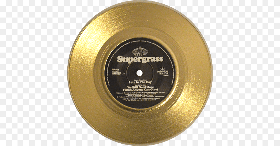 Supergrass Gold Vinyl, Disk, Dvd Png Image