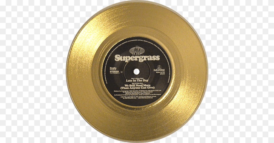 Supergrass Gold Vinyl Gold Records, Disk, Dvd Png