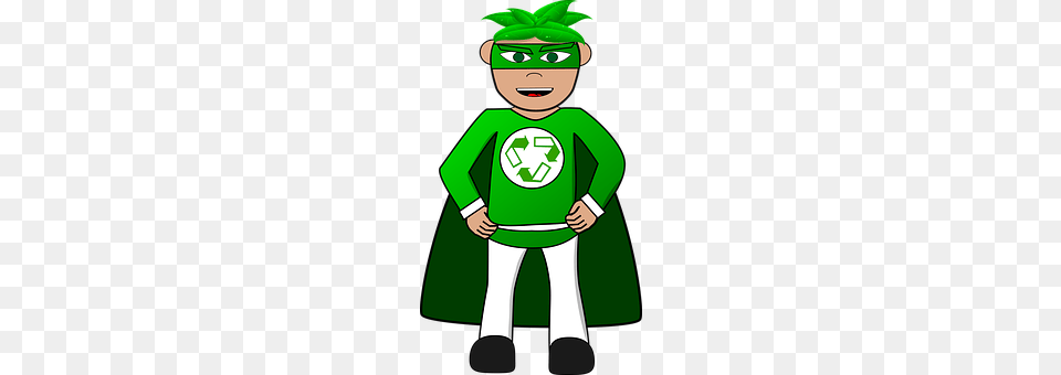 Superhero Green, Recycling Symbol, Symbol, Person Free Transparent Png