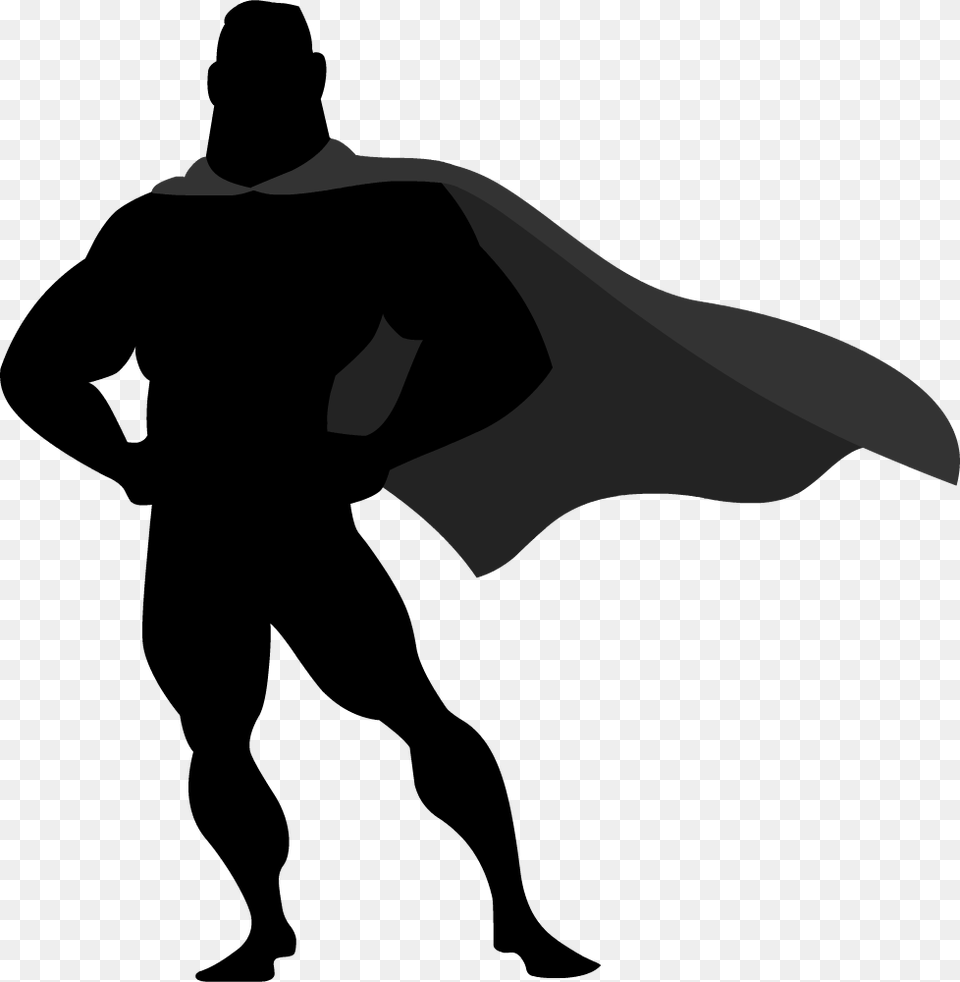 Superhero Cape Silhouette, Animal, Kangaroo, Mammal Free Png