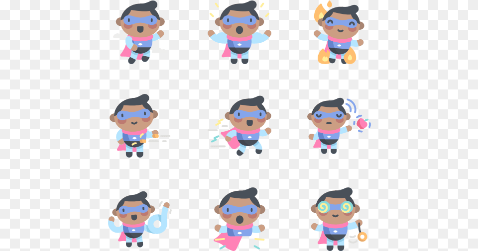 Superhero Cartoon, Baby, Person, Face, Head Png Image