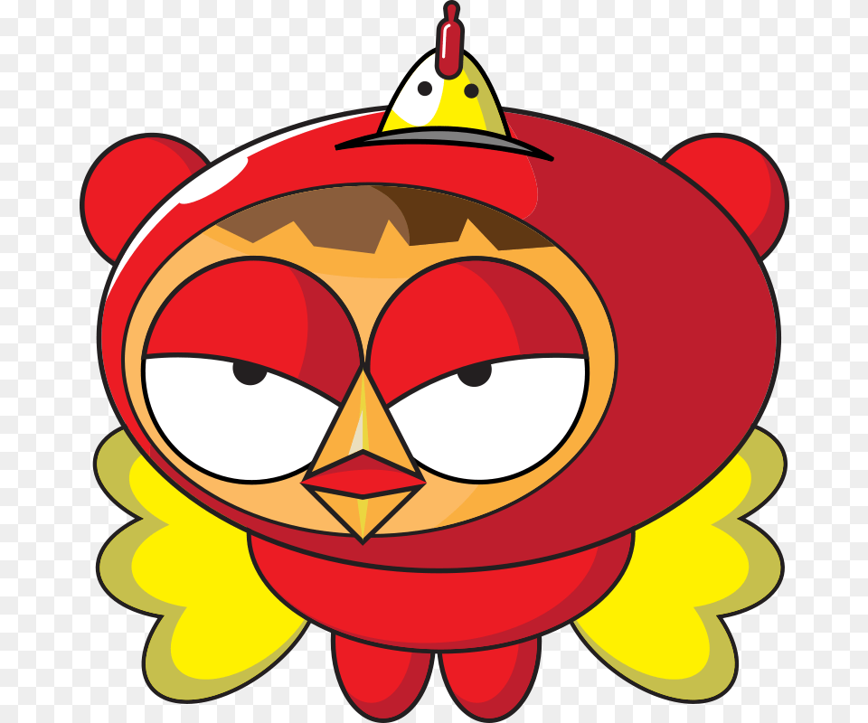 Superhero Chicken Svg Clip Arts Cartoon Superhero, Performer, Person, Clothing, Hat Free Png