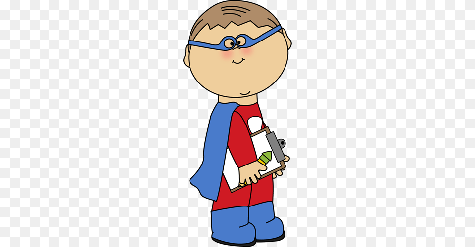 Superhero Clip Art, Baby, Person, Reading, Cartoon Free Png