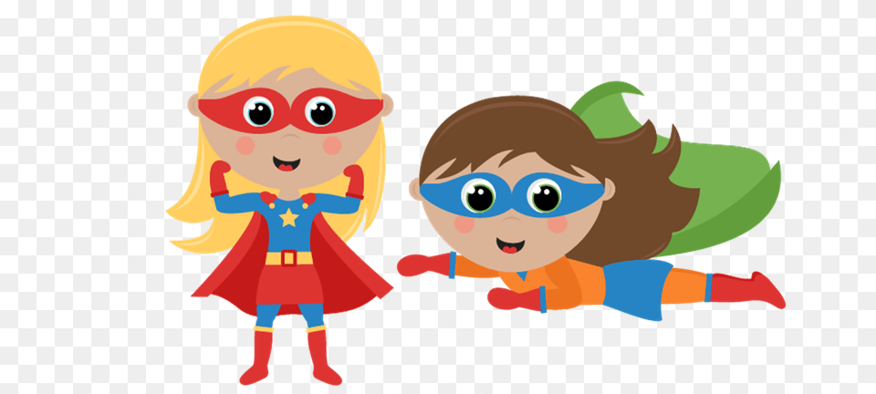 Superhero Clip Art Download Superhero Boy And Girl Clipart, Baby, Person, Face, Head Free Transparent Png