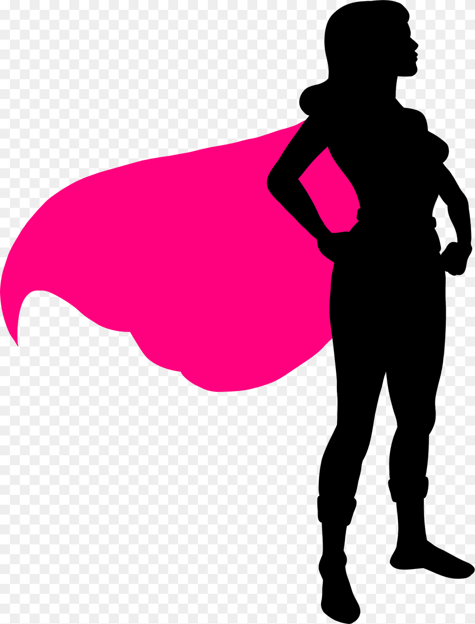 Superhero Clipart, Silhouette, Adult, Male, Man Free Png