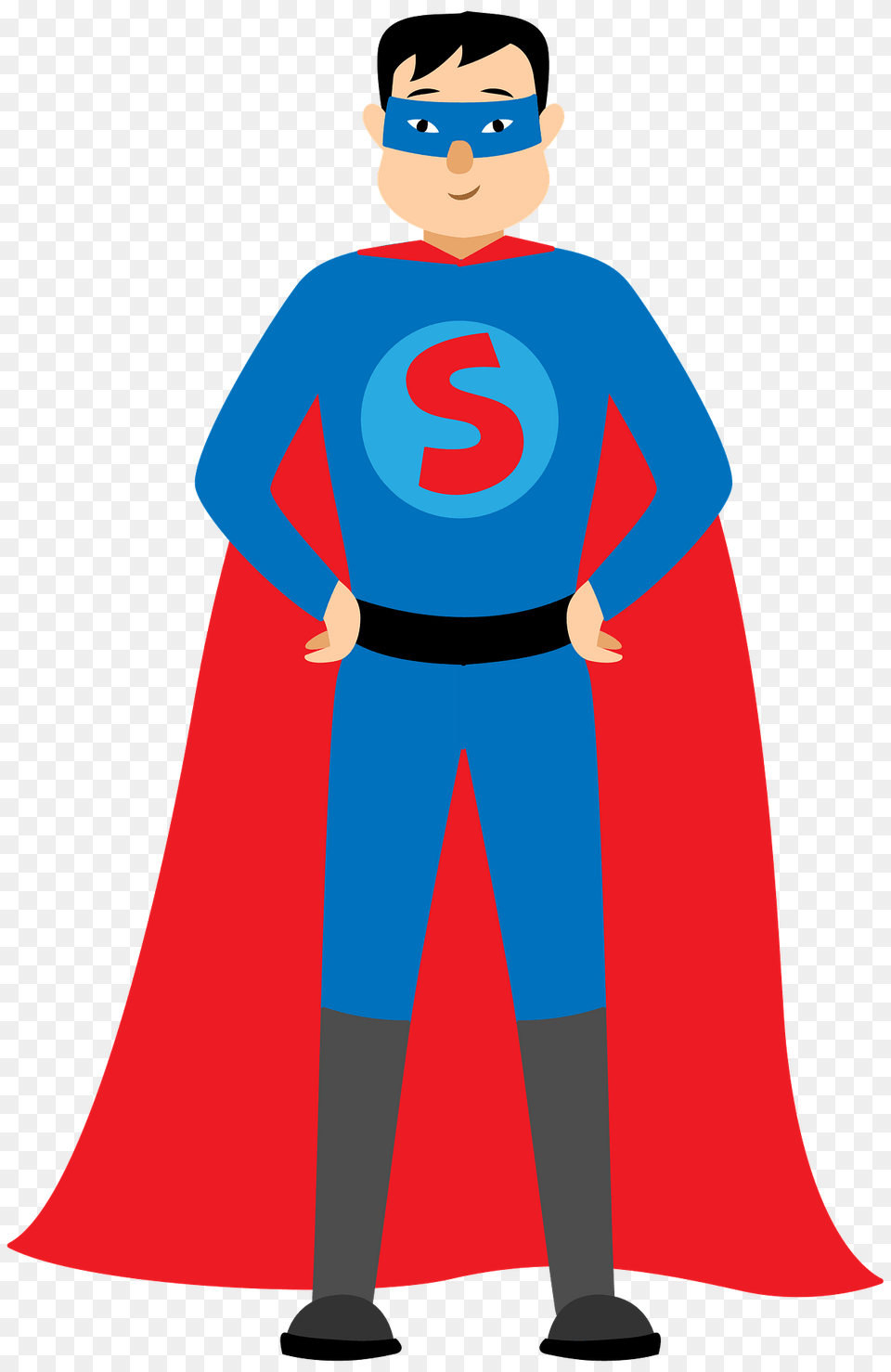 Superhero Clipart, Cape, Clothing, Long Sleeve, Sleeve Free Png