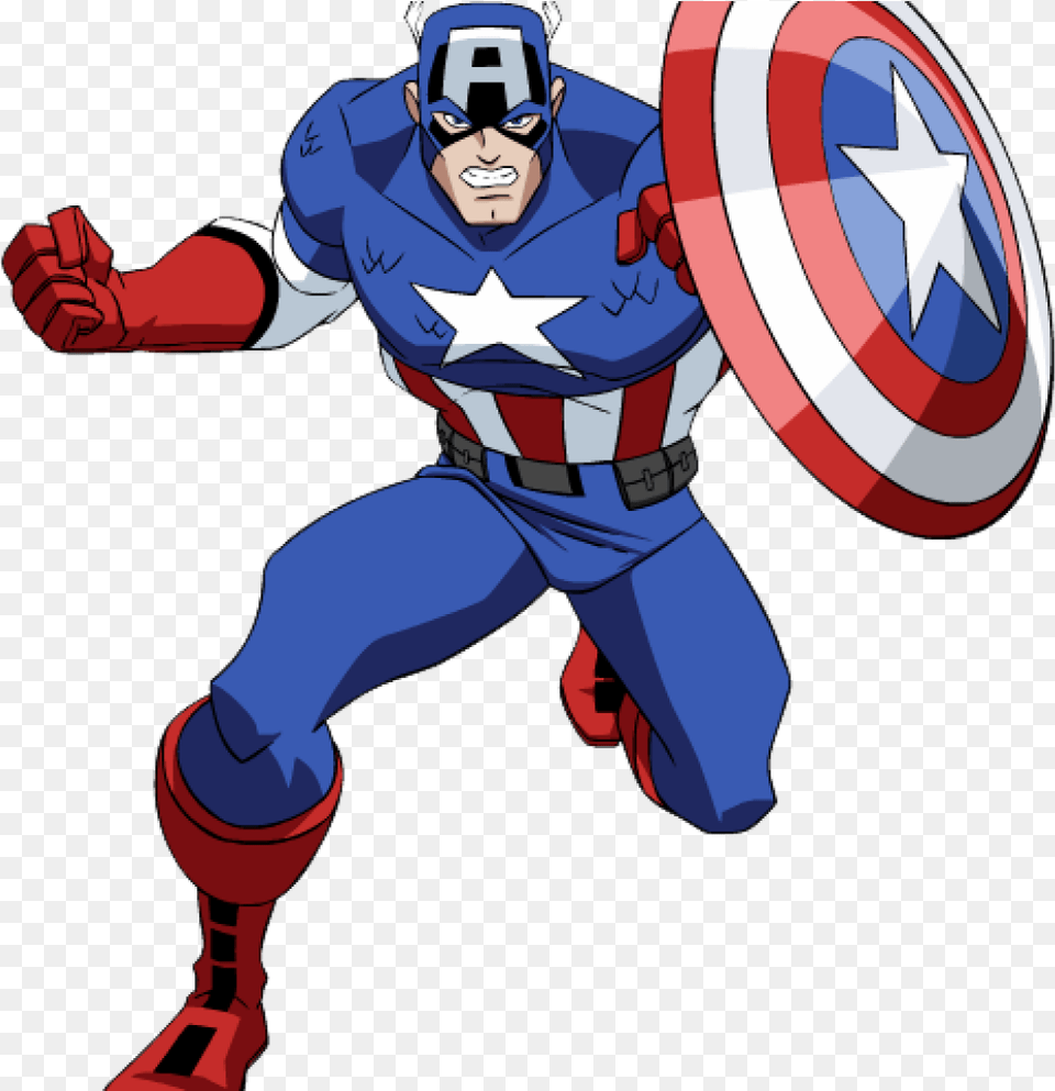 Superhero Clipart Ba Superhero Clipart Clipart Avengers Captain America Dessin, Baby, Person, Face, Head Free Png Download