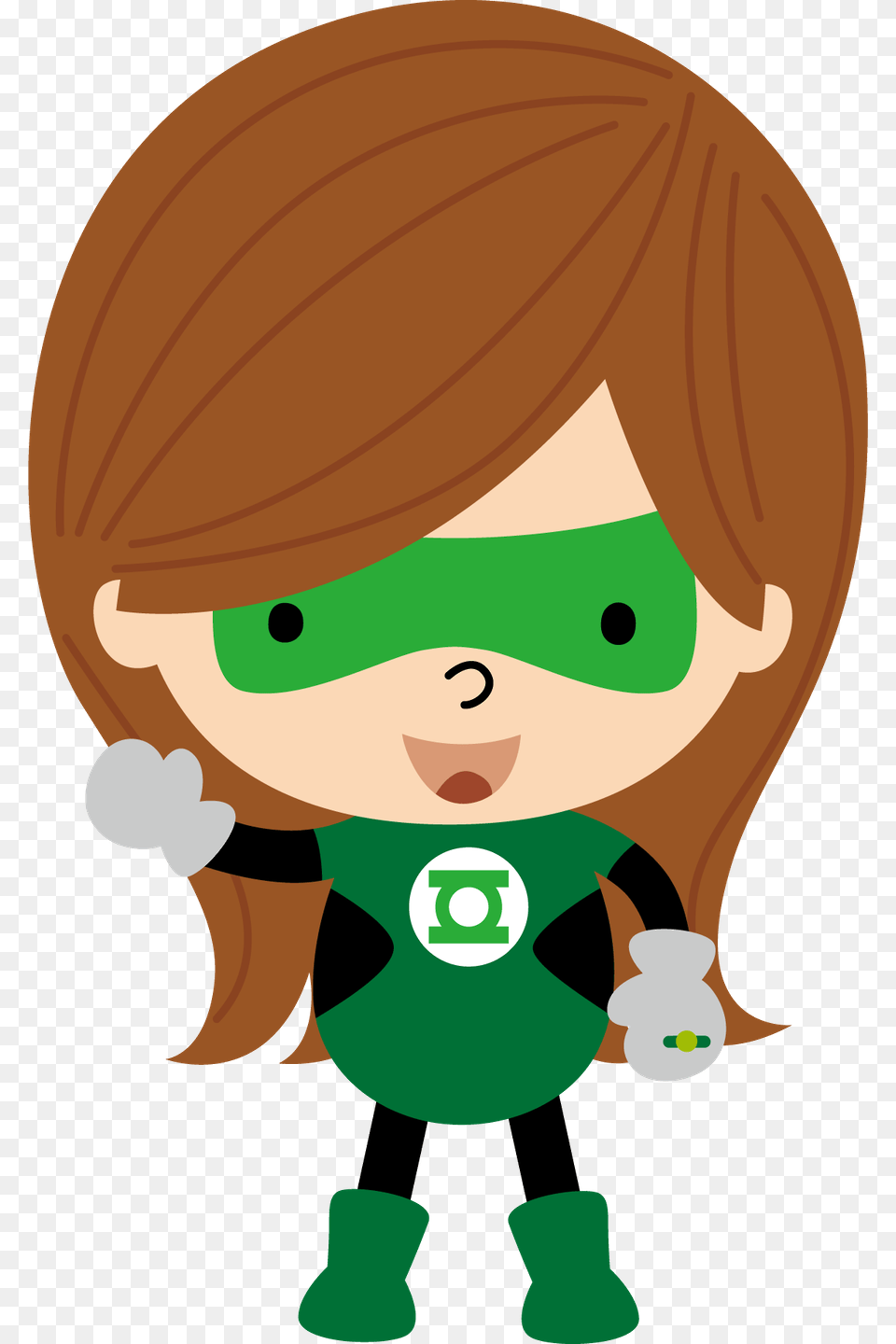 Superhero Clipart Girl Green Lantern, Elf, Photography, Face, Head Free Png Download
