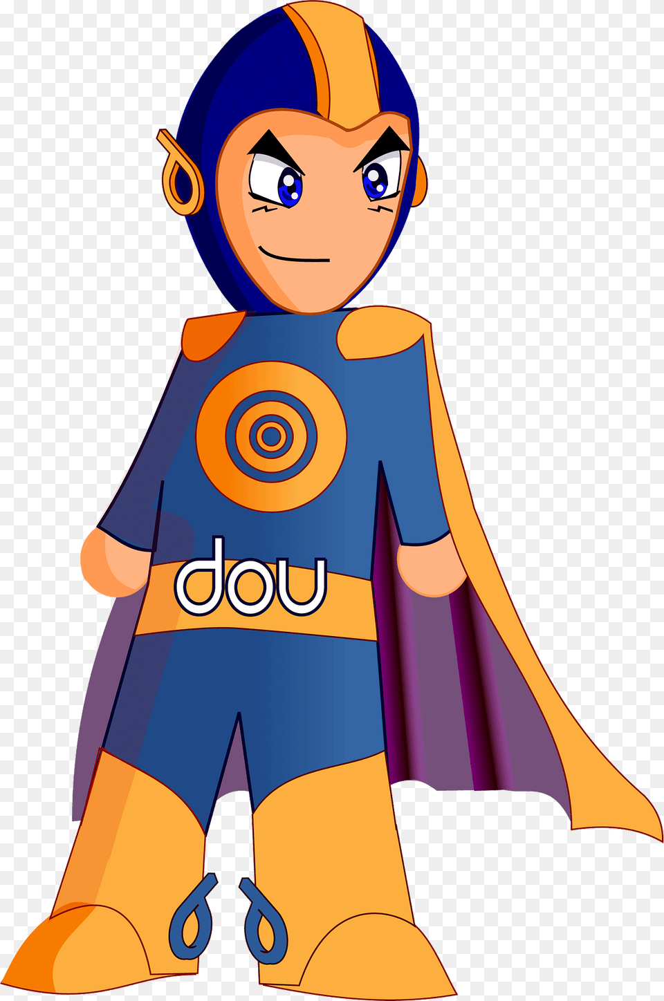 Superhero Dou Clipart, Cape, Clothing, Baby, Person Free Png