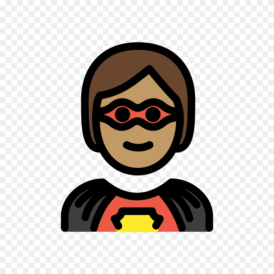 Superhero Emoji Clipart, Baby, Person, Face, Head Png