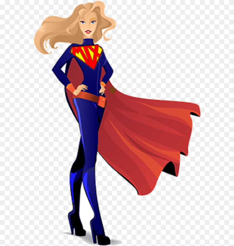 Superhero Movie Superman Female Superhero Female, Cape, Clothing, Costume, Person Free Transparent Png