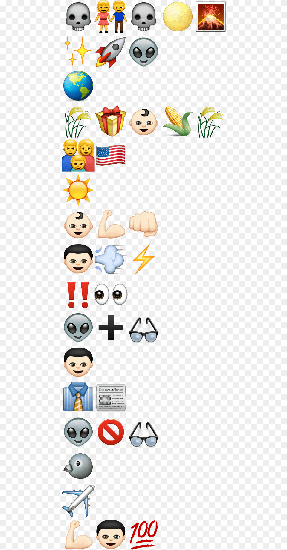 Superhero Origin Stories Told With Emoji Emoji Iphone, Baby, Person, Face, Head Png Image