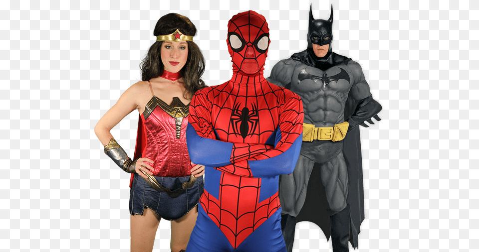 Superhero Party New York Clownscom Costume Of Batman, Adult, Clothing, Female, Person Png