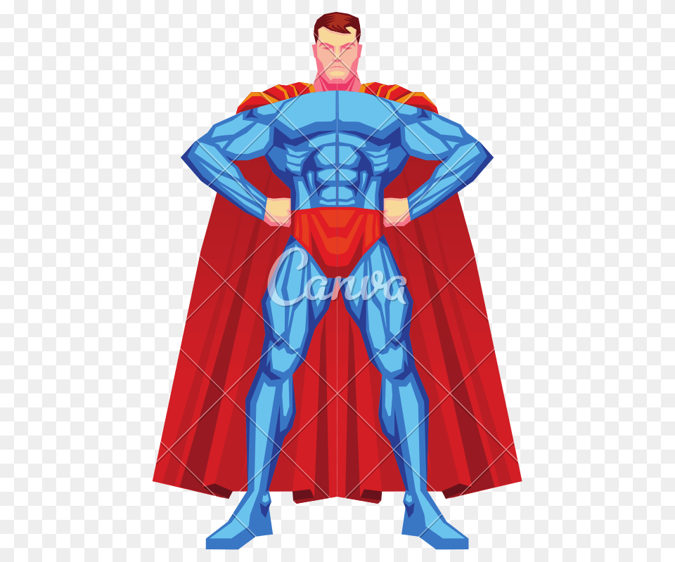 Superhero Posing Icon, Cape, Clothing, Adult, Male Free Transparent Png