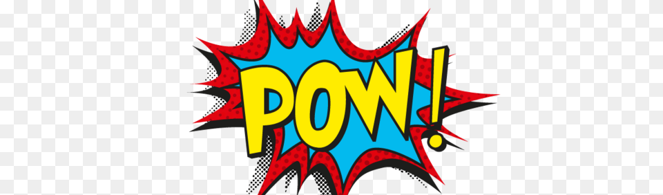 Superhero Pow Signs, Logo Free Png Download