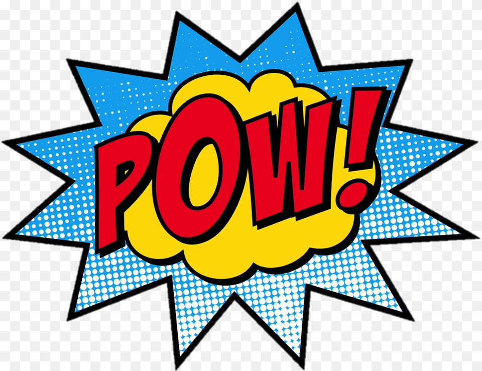 Superhero Pow Superhero Clipart, Logo Png