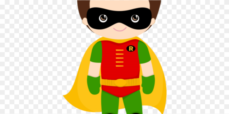 Superhero Robin Clipart Dan Super Heroes Minus, Cape, Clothing, Toy, Face Free Png Download