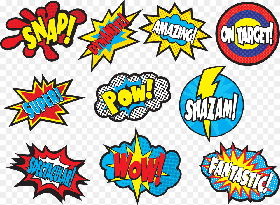 Superhero Sayings Accents Image Superhero Sayings, Sticker, Art Free Transparent Png