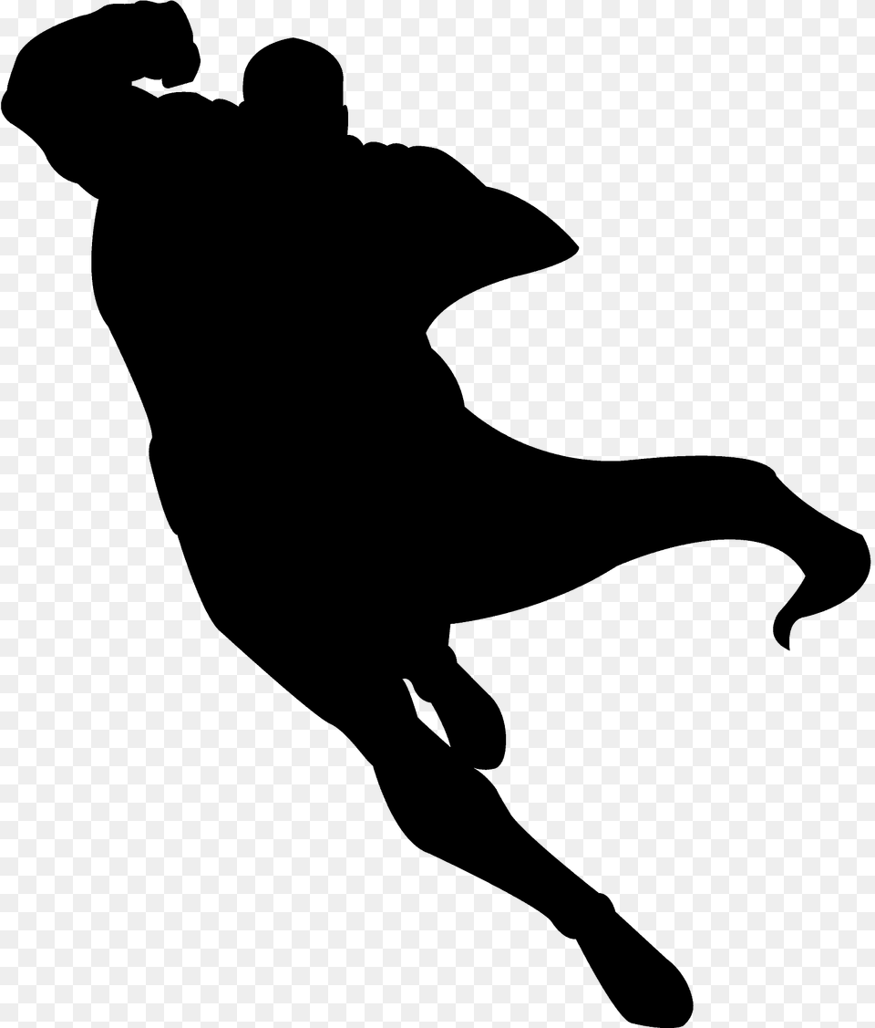 Superhero Silhouette, Person, People Png Image